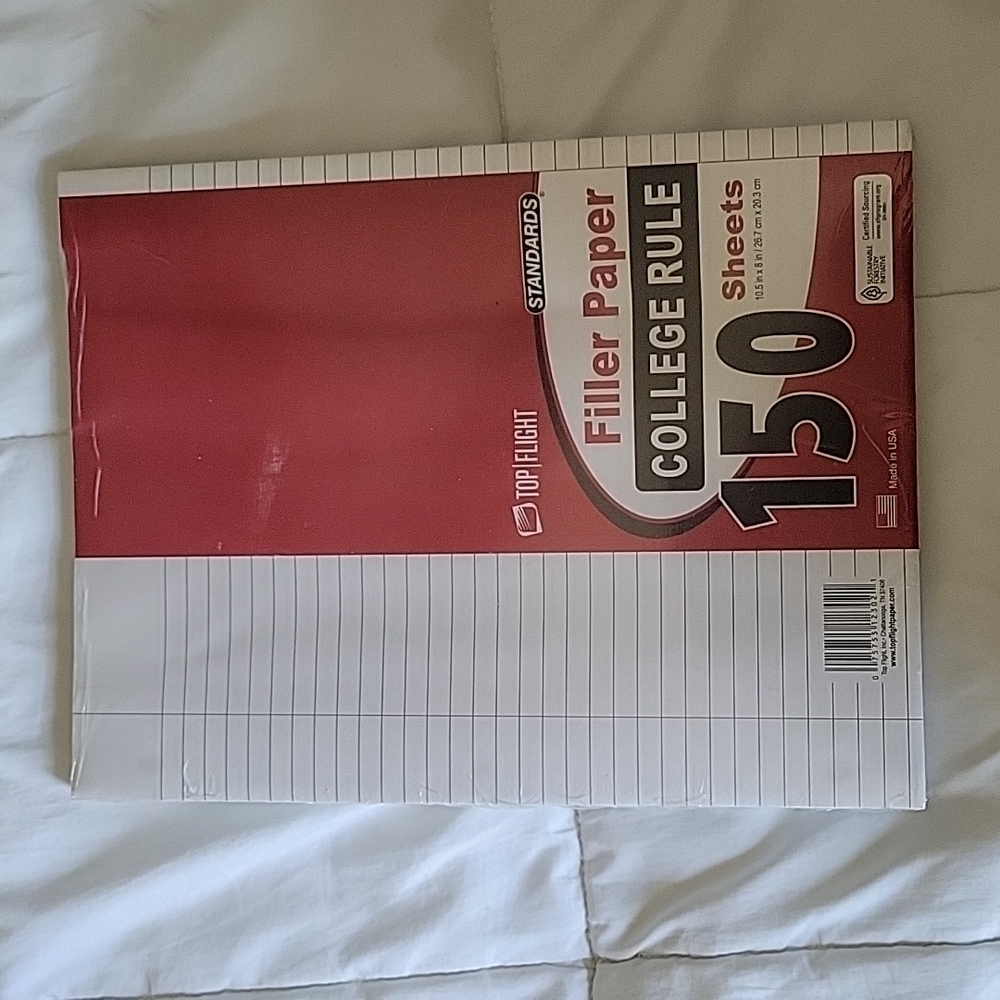 Top Flight filler paper